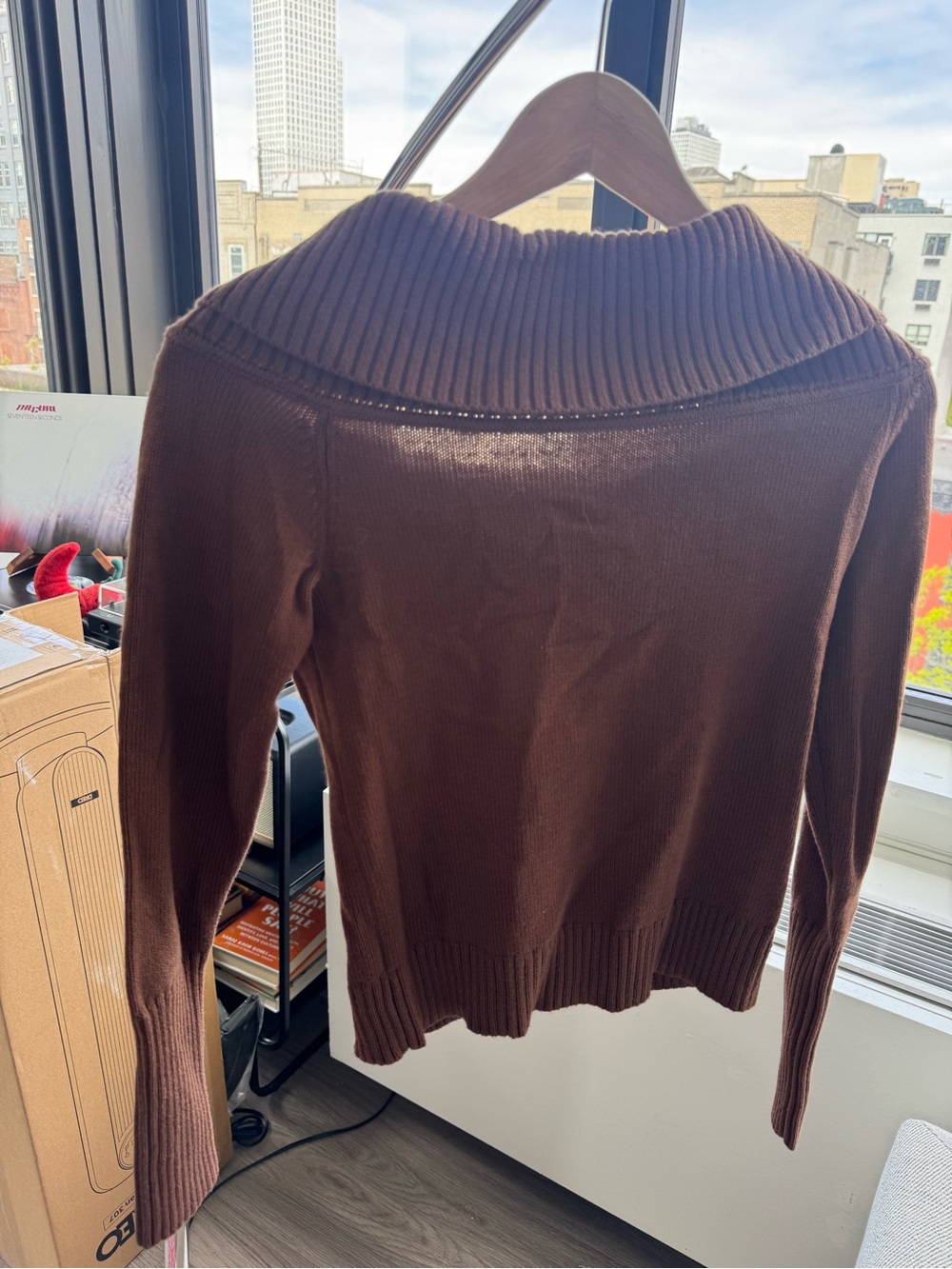 Sunday Best Topaz Sweater in Cognac - Picture 5 of 6